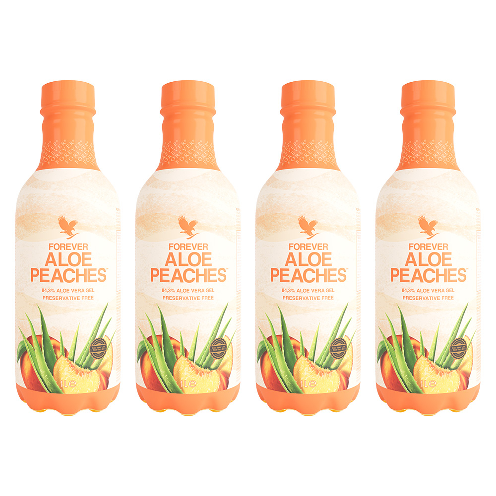 4 Pack Aloe Peaches